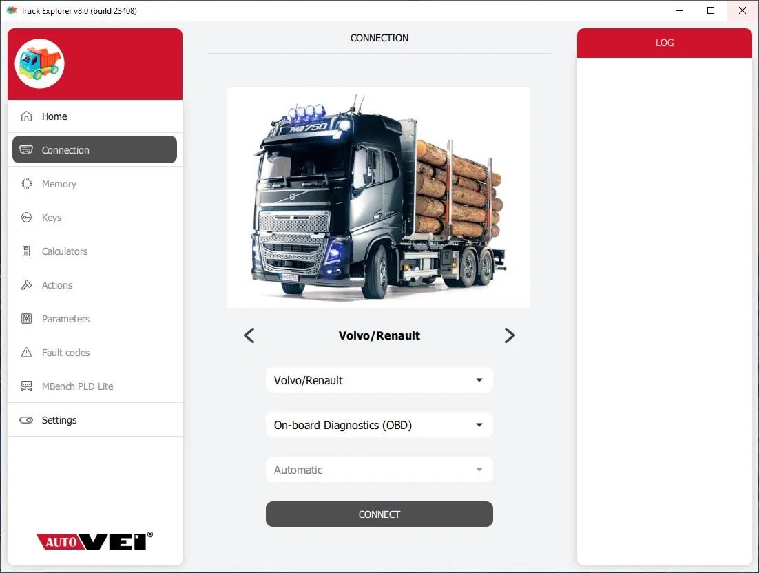 Software de programación Truck Explorer